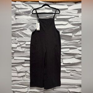 Oversized Fit Wide Leg 100% Cotton Overalls/ Jumper Sz  XS/SM. Brand YESNO